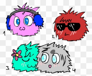 Line Clip Art Pompoms Transprent Png Free - Drawing Transparent Png