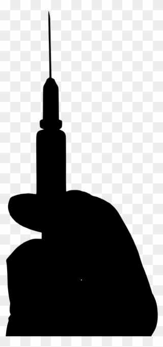 Info - Vaccine Silhouette Clipart