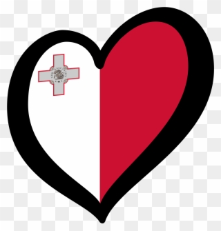Malta - Malta Eurovision Heart Clipart