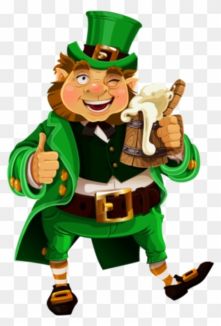 Cc E Ad Orig Saint Patrick - St Patrick's Day Leprechaun Beer Clipart