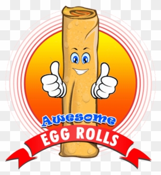 942 Awesome Egg Rolls - Awesome Egg Rolls Clipart
