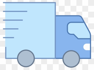 It's A Drawing Of A Moving Van - Icon Clipart