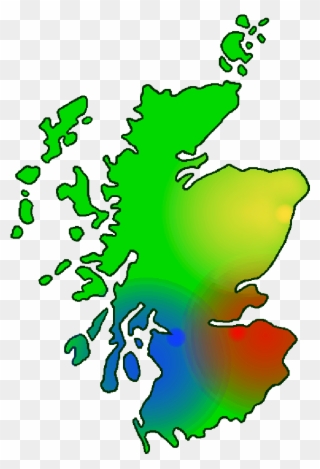 Commandery Of - Dalriada - Scotland Map Vector Clipart