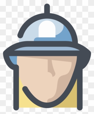 This Is An Image Of A Firefighter - Firefighter Clipart