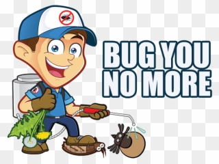 Bug You No More Man - Termites Extermination Clipart Png Transparent Png