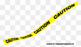Black And Yellow Tape - Yellow Caution Tape Png Clipart