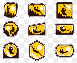 Pin Ziplining Clipart - Clip Art - Png Download