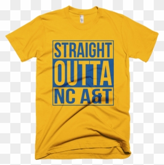 Straight Outta A Shirt Theology Apparel Png Ncat State - Nc A&t Shirts Clipart