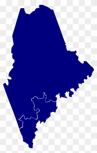 2010 House Elections Maine - State Of Maine Svg Clipart