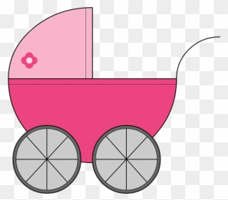 Cart, Baby, Baby Carriage, Girl, Childish, Illustration - Glückwünsche Zur Geburt Mädchen Clipart