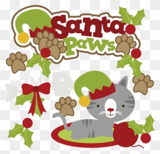 Christmas - Christmas Cute Cartoon Cats Clipart