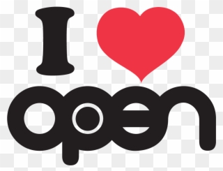 I Love Open - Open Youth Trust Clipart