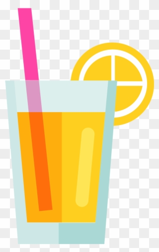 冰镇橙汁儿 - Orange Drink Clipart