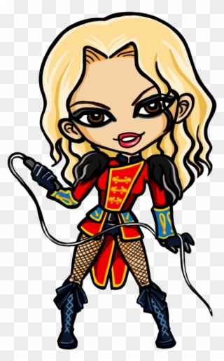 Britney Spear In Circus Tour Ver By Alien3287 - Britney Spears Pixel Art Clipart
