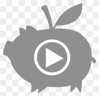 Our - Pig Apple Clipart