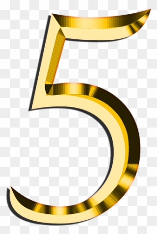 The Five Percent Ad Grants Ctr Required By Google Is - Gold Number 5 Png Clipart