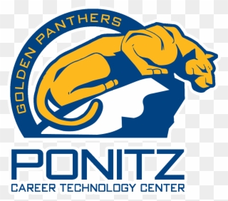 David H Ponitz Career Technology Ctr Golden Panthers - Ponitz High School Clipart