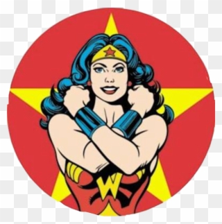Wonderwoman Power Girlpower Freetoedit - Wonder Woman Crossed Arms Clipart