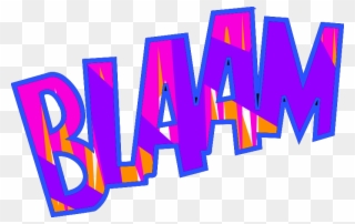 Noise Free Wouf Outlined Free Blaam - Clip Art Onomatopoeia - Png Download
