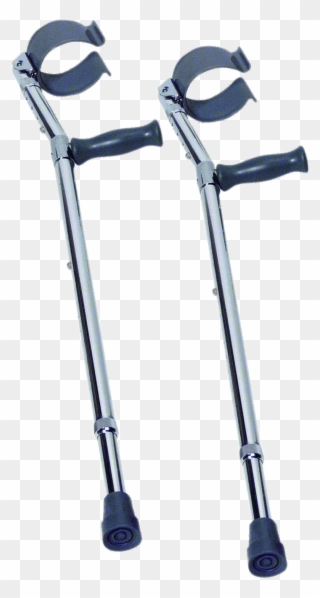 Pair Of Crutches - Elbow Crutches Clipart