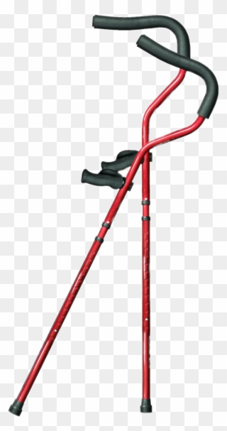 Red Crutches - Best Type Of Crutches Clipart