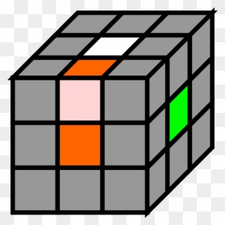 Rubik's Cube Beginner's Method - Rectangular Prisms With Cubes Clipart