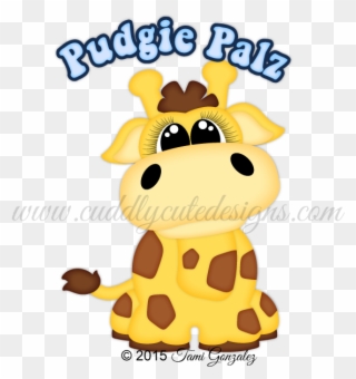 Pudgie Palz Giraffe Kids Animals, Giraffe, Clip Art, - Candy Corn - Png Download