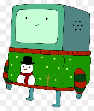 Adventure Time, Christmas Sweaters, Xmas - Bmo Adventure Time Transparent Background Clipart