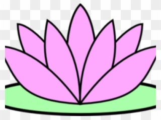Lotus Clipart - Lotus Flower Easy Drawing - Png Download