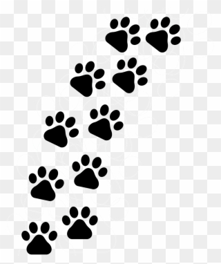 Patinhas De Cachorro Png - Footprint Cat Clipart