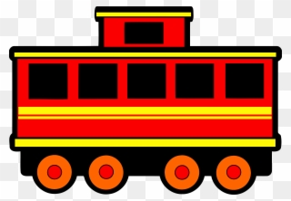 Railways Clipart Mode Transport - Train Wagon Clipart - Png Download