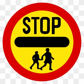 Singapore Road Signs - School Crossing Patrol Sign Clipart