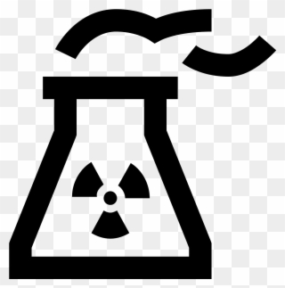 Nuclear Power Plant Icon - Nuclear Warning Sign Clipart