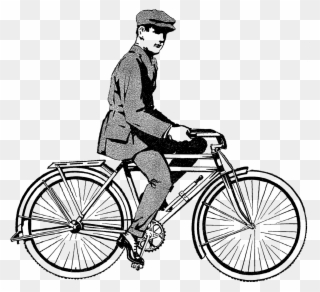 Bicycle Vintage Download Illustration - Vintage Bike Illustration Clipart