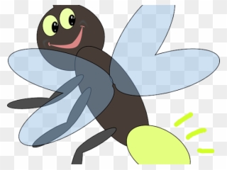 Fly Clipart Insect - Lightning Bug Clip Art - Png Download
