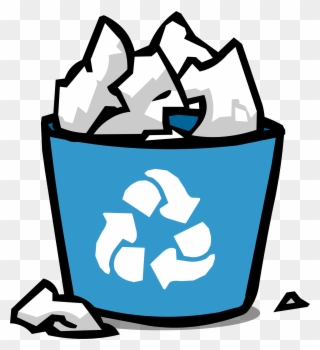 Recycle Bin Sprite 003 - Club Penguin Recycling Bin Clipart