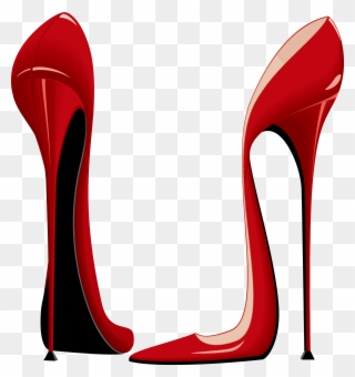 High Heeled Footwear Shoe - High Heel Shoe Vector Clipart