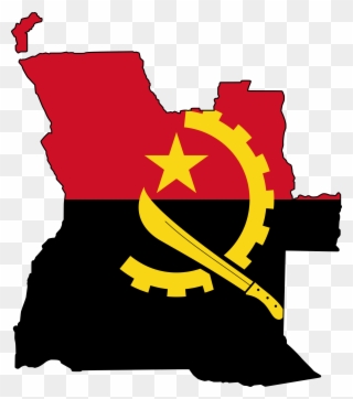 The Angolan Government Appealed Tuesday To The United - Angola Map And Flag Clipart