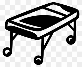Hospital Stretcher Gurney Clipart