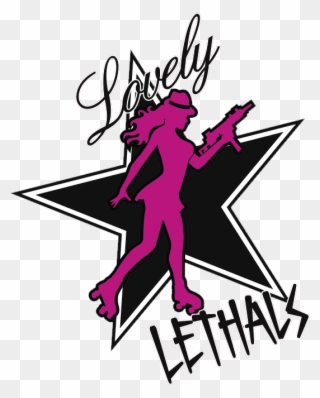 Lovely Lethals Womens Roller Derby - Roller Derby Clipart
