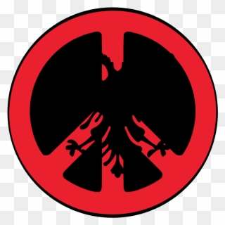 Albanian Peace Symbol Flag - Flag Of Albania Clipart