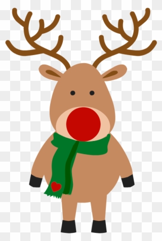 Each Day Folks Will Have A Chance To Win That Daily - Christmas Card Rudolph Clipart