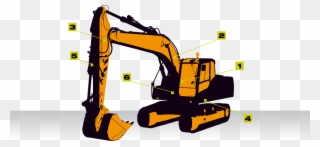 Weighing Systems For Excavator - Excavator Sensors Clipart