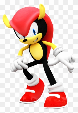 Mighty The Armadillo - Knuckles The Echidna Clipart
