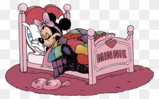 Vector Transparent Download Http Wondersofdisney Webs - Minnie Mouse Going To Sleep Clipart