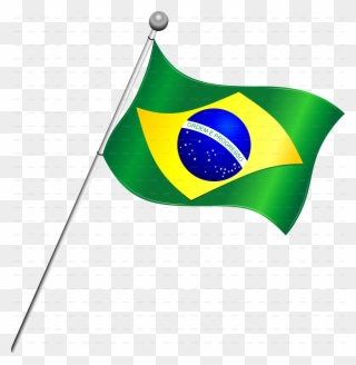 Flag Clipart Brazil - Brazil Is Flag Download - Png Download
