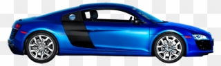 Audi Clipart Fast Car - Lamborghini De Lado Png Transparent Png
