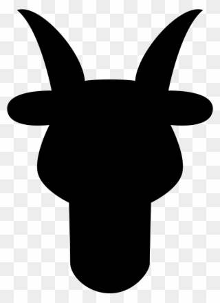 Aries Bull Head Front Shape Symbol Comments - Bull Shape Clipart