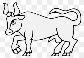 Bull Passant Clipart