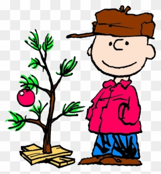 Charlie Brown With T - Charlie Brown And His Christmas Tree Clipart